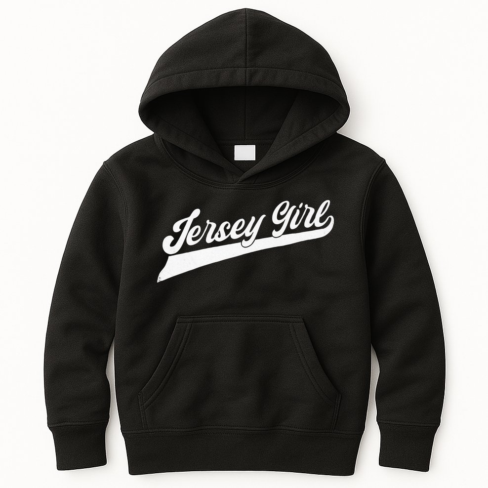 Jersey Proud New Jersey Woman New Jersey Kids Hoodie