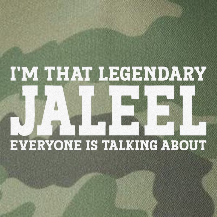 Jaleel Personal Name First Name Funny Jaleel Legacy Tie Dye Trucker Hat