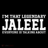 Jaleel Personal Name First Name Funny Jaleel Doggie Tank