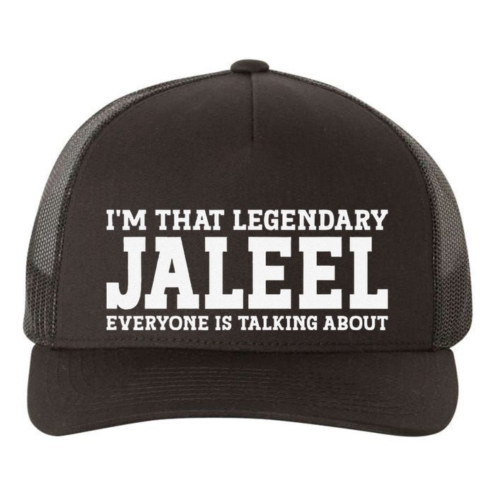 Jaleel Personal Name First Name Funny Jaleel Yupoong Adult 5-Panel Trucker Hat
