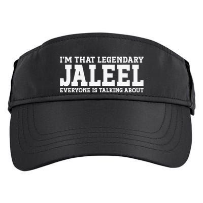 Jaleel Personal Name First Name Funny Jaleel Adult Drive Performance Visor