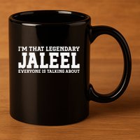 Jaleel Personal Name First Name Funny Jaleel 11oz C Handle Ceramic Mug
