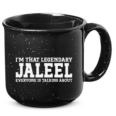 Jaleel Personal Name First Name Funny Jaleel 15oz Campfire Ceramic Mug