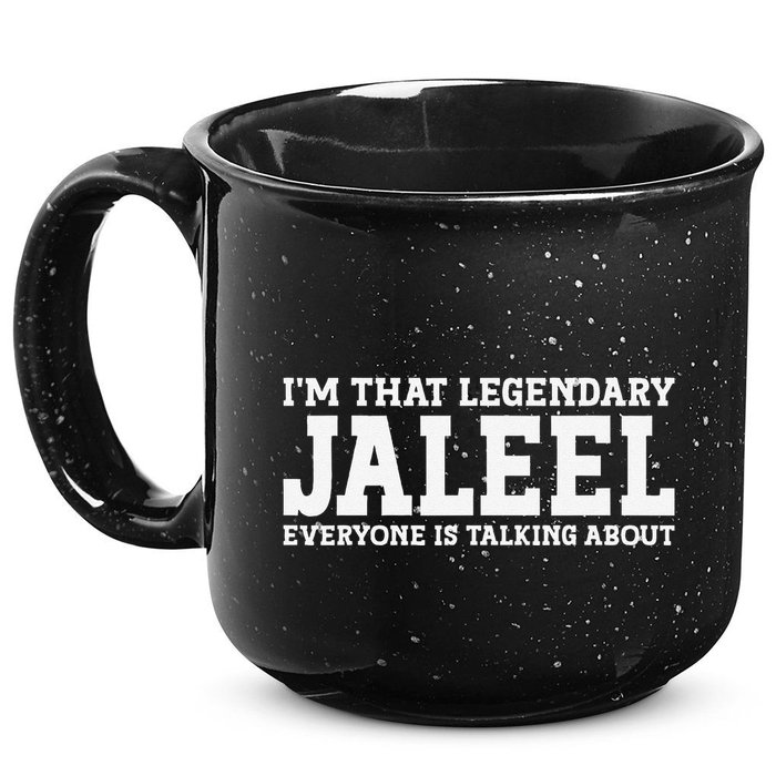 Jaleel Personal Name First Name Funny Jaleel 15oz Campfire Ceramic Mug