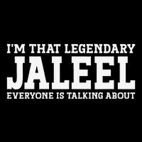 Jaleel Personal Name First Name Funny Jaleel 16 in Basic Backpack