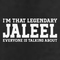 Jaleel Personal Name First Name Funny Jaleel Crop Fleece Hoodie