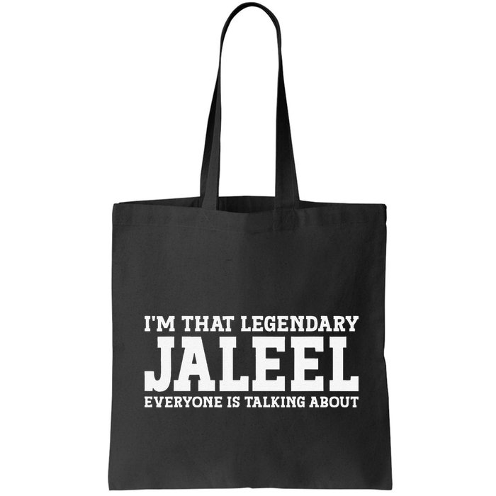 Jaleel Personal Name First Name Funny Jaleel Bag