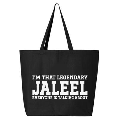 Jaleel Personal Name First Name Funny Jaleel 25L Jumbo Tote