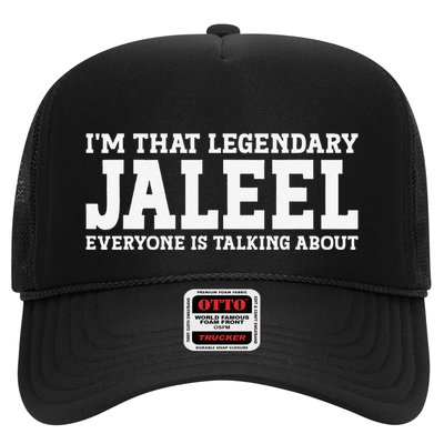 Jaleel Personal Name First Name Funny Jaleel Trucker Hat