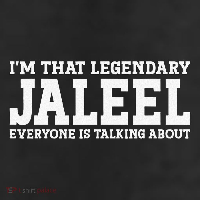 Jaleel Personal Name First Name Funny Jaleel Golf Towel