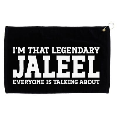 Jaleel Personal Name First Name Funny Jaleel Grommeted Golf Towel