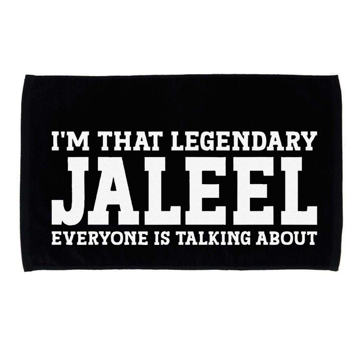 Jaleel Personal Name First Name Funny Jaleel Microfiber Hand Towel