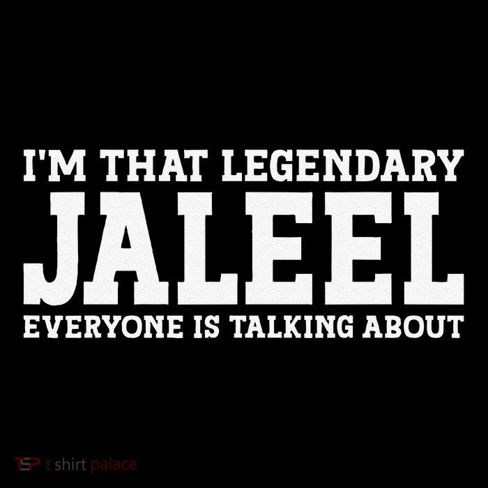 Jaleel Personal Name First Name Funny Jaleel Womens T-Shirt