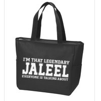 Jaleel Personal Name First Name Funny Jaleel Zip Tote Bag