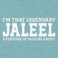 Jaleel Personal Name First Name Funny Jaleel Sueded Cloud Jersey T-Shirt