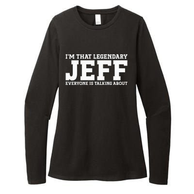 Jeff Personal Name First Name Funny Jeff Womens CVC Long Sleeve Shirt