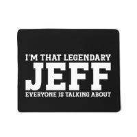 Jeff Personal Name First Name Funny Jeff Mousepad