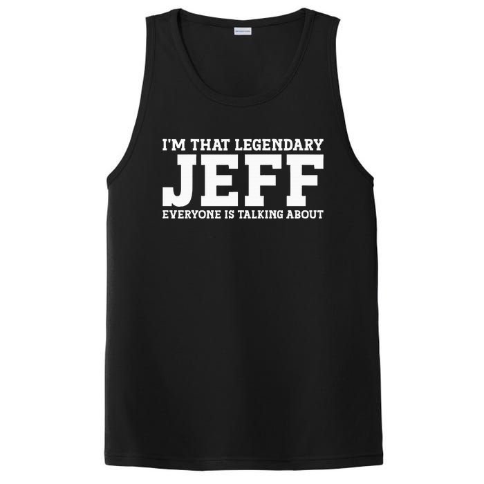 Jeff Personal Name First Name Funny Jeff PosiCharge Competitor Tank