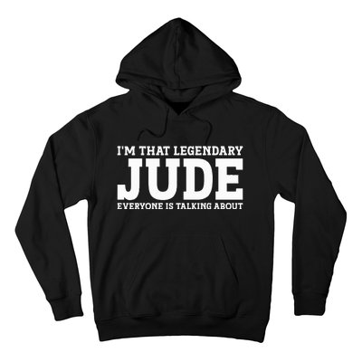 Jude Personal Name Funny Jude Hoodie