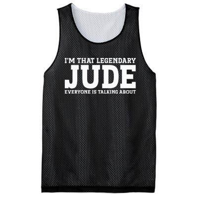 Jude Personal Name Funny Jude Mesh Reversible Basketball Jersey Tank