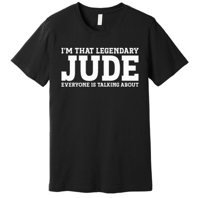 Jude Personal Name Funny Jude Premium T-Shirt