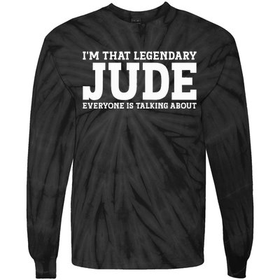 Jude Personal Name Funny Jude Tie-Dye Long Sleeve Shirt