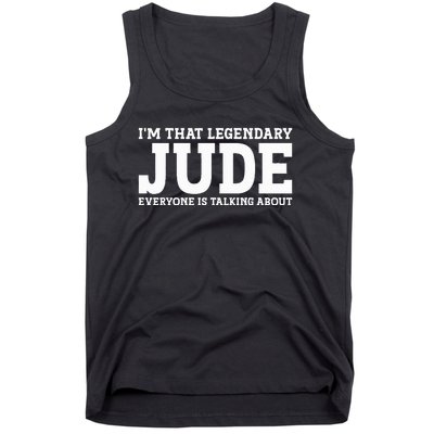 Jude Personal Name Funny Jude Tank Top