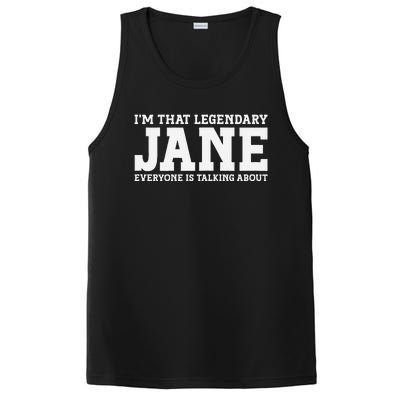 Jane Personal Name Women Girl Funny Jane PosiCharge Competitor Tank