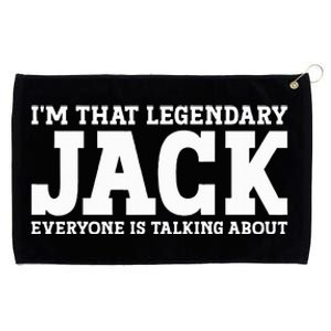 Jack Personal Name Funny Jack Grommeted Golf Towel