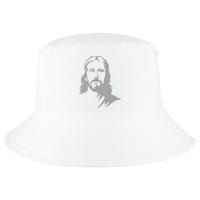 Jesus Portrait Outline Cool Comfort Performance Bucket Hat