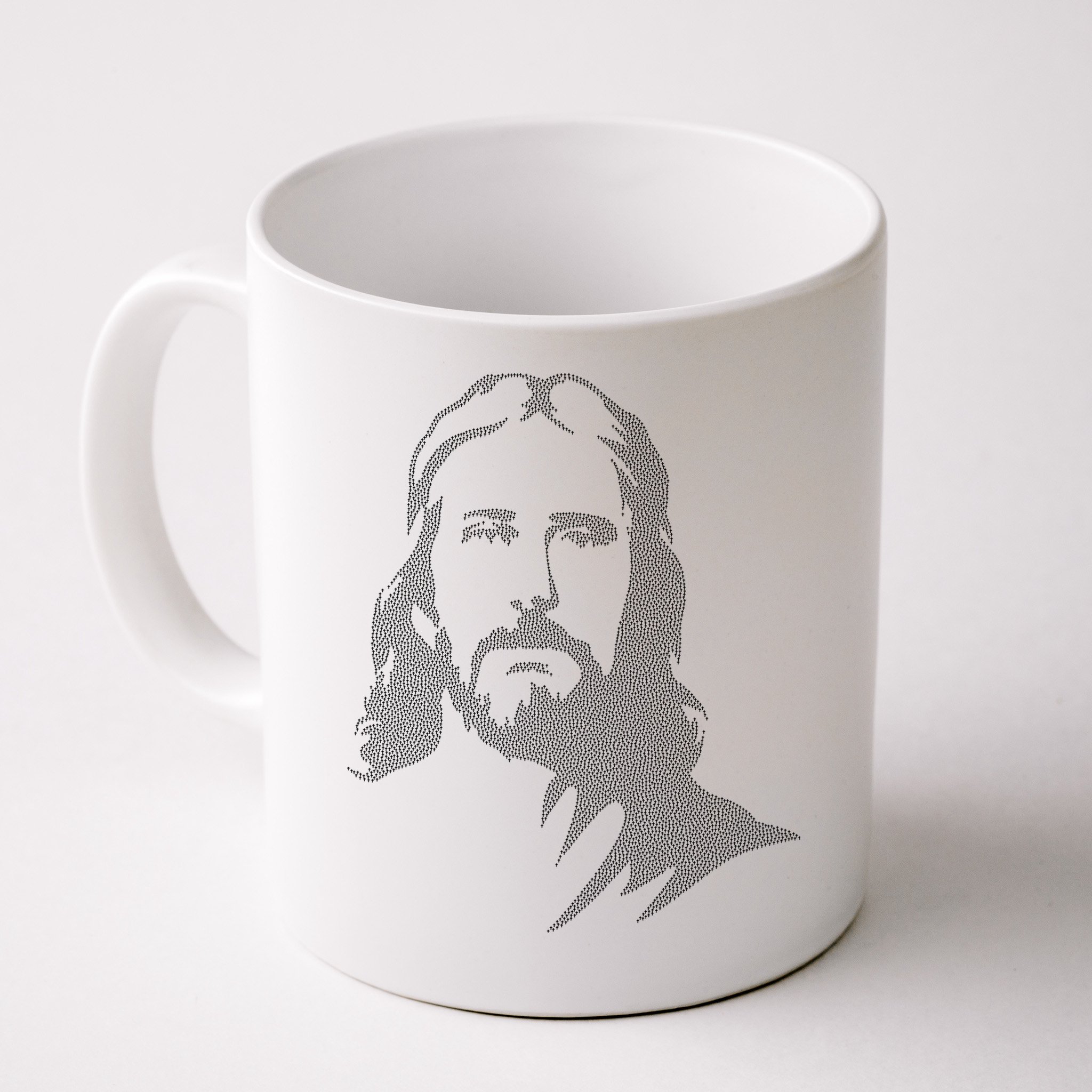Jesus Portrait Outline Mug