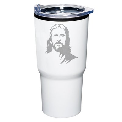 Jesus Portrait Outline Tumbler