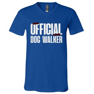 Joke Pet Owner Humor Dog Walker Training Dog Lovers Gift V-Neck T-Shirt