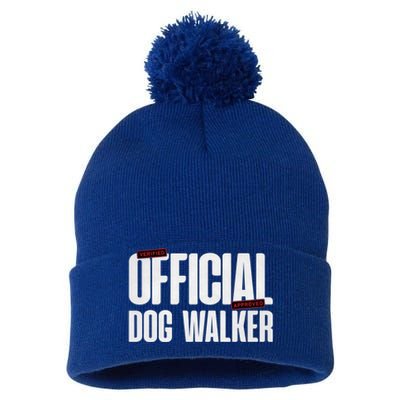 Joke Pet Owner Humor Dog Walker Training Dog Lovers Gift Pom Pom 12in Knit Beanie