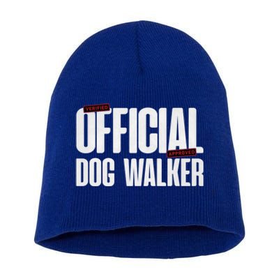 Joke Pet Owner Humor Dog Walker Training Dog Lovers Gift Short Acrylic Beanie