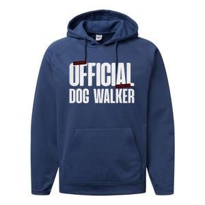 Joke Pet Owner Humor Dog Walker Training Dog Lovers Gift Performance Fleece Hoodie