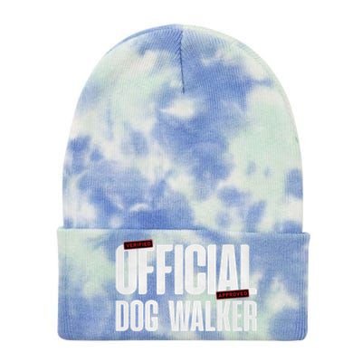 Joke Pet Owner Humor Dog Walker Training Dog Lovers Gift Tie Dye 12in Knit Beanie