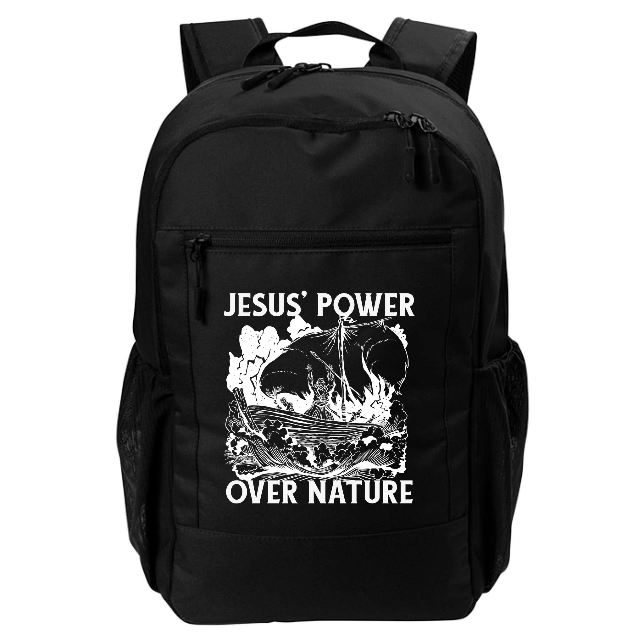 Jesus's Power Over Nature Backpack