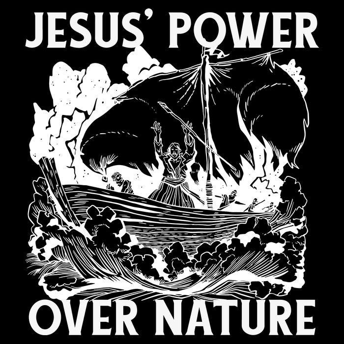 Jesus's Power Over Nature Backpack
