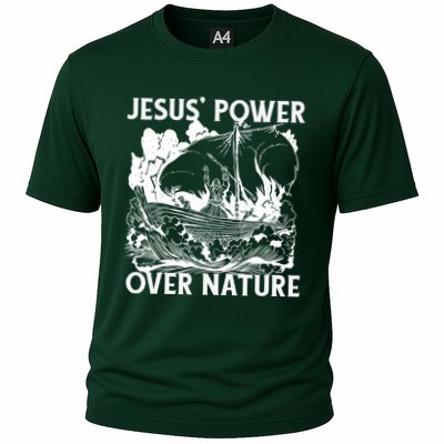 Jesus's Power Over Nature Cooling Performance Crew T-Shirt