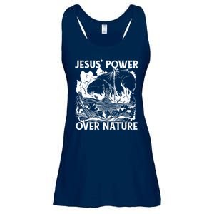 Jesus's Power Over Nature Ladies Essential Flowy Tank