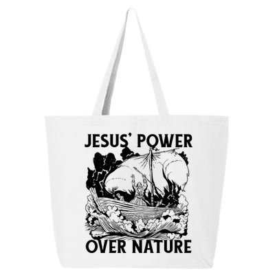 Jesus's Power Over Nature 25L Jumbo Tote