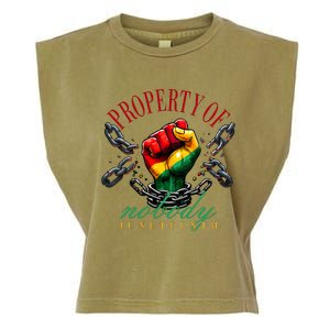 Juneteenth Property Of Nobody Garment-Dyed Women's Muscle Tee