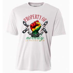 Juneteenth Property Of Nobody Cooling Performance Crew T-Shirt