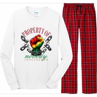 Juneteenth Property Of Nobody Long Sleeve Pajama Set