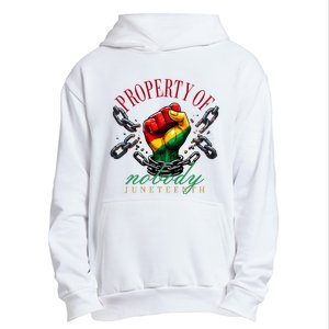 Juneteenth Property Of Nobody Urban Pullover Hoodie