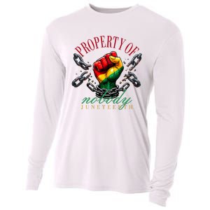 Juneteenth Property Of Nobody Cooling Performance Long Sleeve Crew