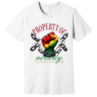 Juneteenth Property Of Nobody Premium T-Shirt