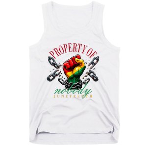 Juneteenth Property Of Nobody Tank Top