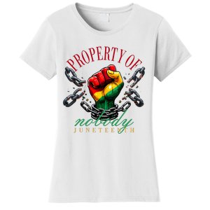 Juneteenth Property Of Nobody Women's T-Shirt